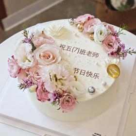 复古INS鲜花 祝福款A - 奶油蛋糕
