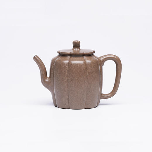 龙德堂陶艺 徐飞制 《菊瓣高执》泥料原矿青段 170cc 库存请咨询客服 商品图4