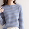 【2件立减20元】永不过时经典 圆领&高领条纹针织衫 百搭又时尚 穿上立马显瘦！ 商品缩略图0