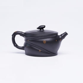 龙德堂陶艺 汤宣武制 《蝉吟》原矿紫泥还原烧 240cc 库存请咨询客服