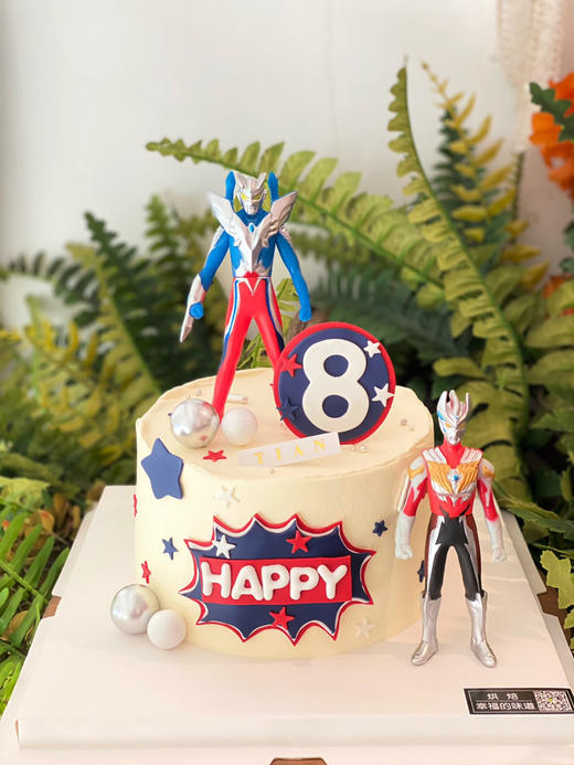 私人订制奥特曼蛋糕，奥特曼随机搭配，请提前24小时下单哦 商品图0