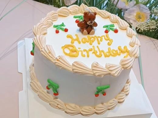 【接龙专享】小熊蜡烛蛋糕 商品图0