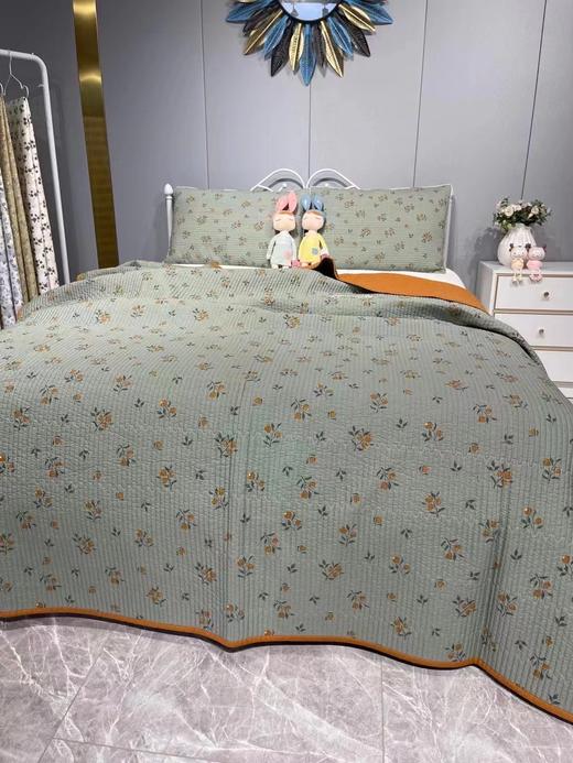 曼庭生活 全棉清新床盖三件套 商品图3