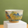 成艺陶瓷 千里江山反口手心杯 品茗杯 /山居图聚香杯/玛瑙红山水思缘杯  主人杯 商品缩略图0