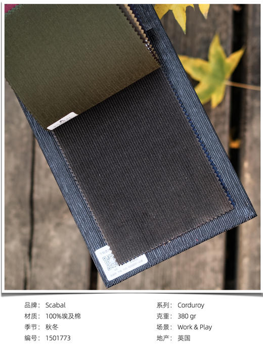 「爱好者直选26款」Scabal Corduroy埃及棉系列全麻衬单西 商品图13