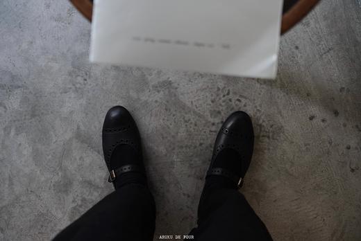 6折chausser黑色皮鞋 商品图1