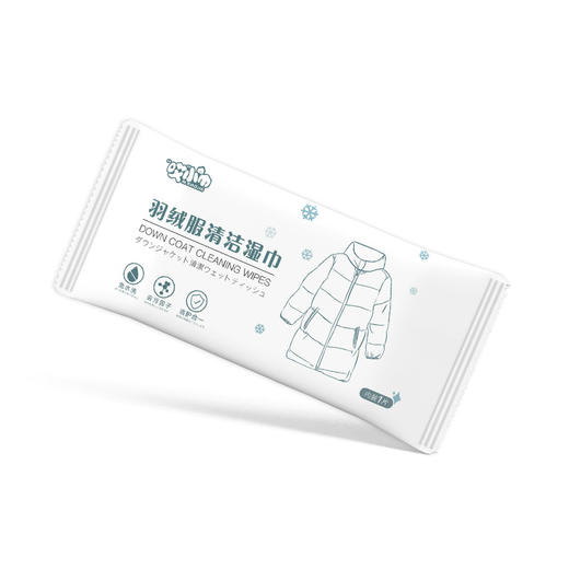 「100片装！免洗去污」多功能清洁羽绒服湿巾 居家日用渍擦拭棉衣皮衣干洗去油擦鞋湿纸巾清洁工具 商品图4