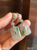 冰飘翠方扣耳坠 25999【2202310】 商品缩略图0