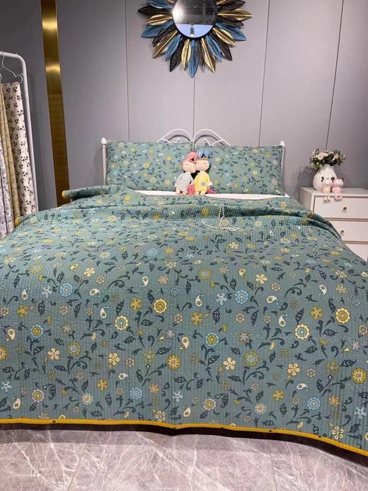 曼庭生活 全棉清新床盖三件套 商品图4