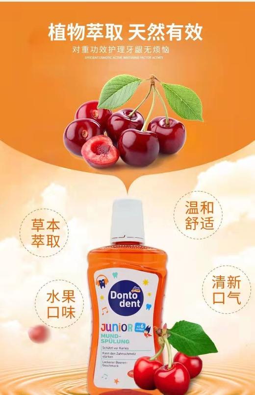 【品牌直发】德国漱口水原装进口东托登特 蓝色/绿色漱口水 儿童漱口水 500ML/瓶 商品图13