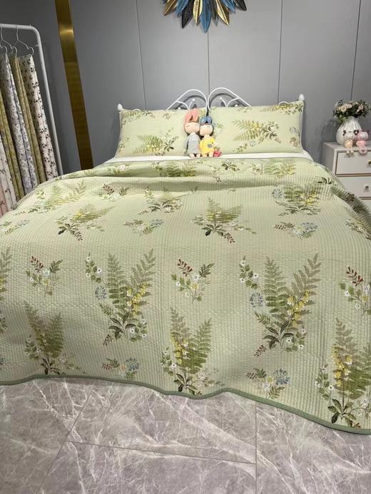 曼庭生活 全棉清新床盖三件套 商品图0