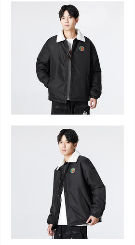 didas 阿迪达斯yysports 2022秋季新款NEO休闲系列男女情侣保暖翻领棉服夹克外套 HR3712 