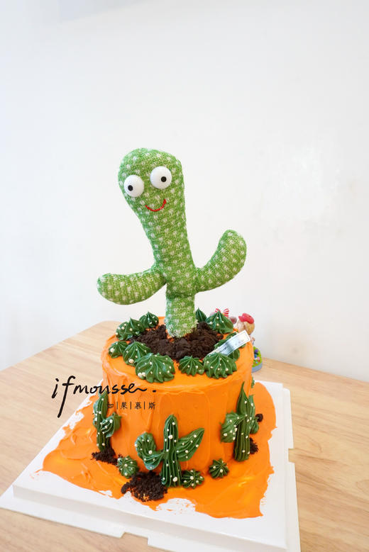 「男士」会跳舞的仙人掌 6寸适合1-2个人 8寸适合3-5人 商品图0