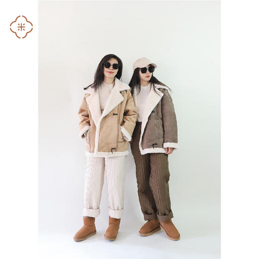 米马成衣 轻便的复合皮毛一体外套 给不胜重负的同学吧 商品图2