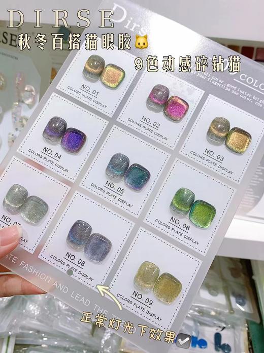 【秒杀价】9色动感碎钻猫眼 商品图0