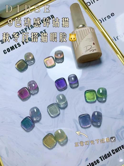 【秒杀价】9色动感碎钻猫眼 商品图5