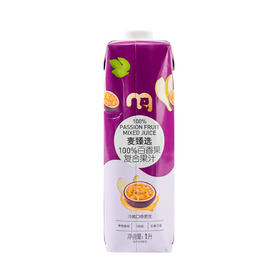 麦德龙 麦臻选 100%百香果复合果汁 1L