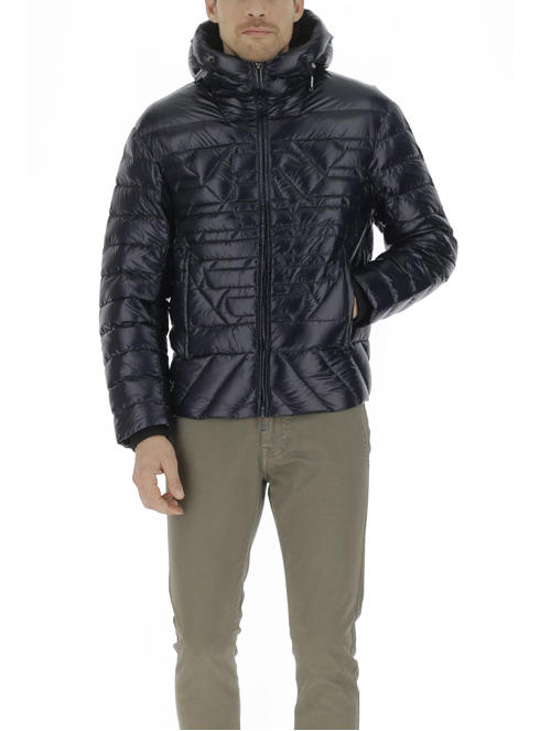 【超惠秒】Emporio Armani 男士90%白鸭绒LOGO绗缝夹克/羽绒服 10955 商品图8