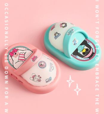 极地物种躺平拖鞋卧室usb小夜灯充电款JDWZ 商品图5