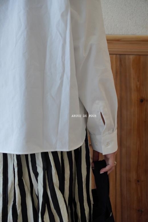 ECOLE DE CURIOSITES 白色长袖衬衫 商品图1