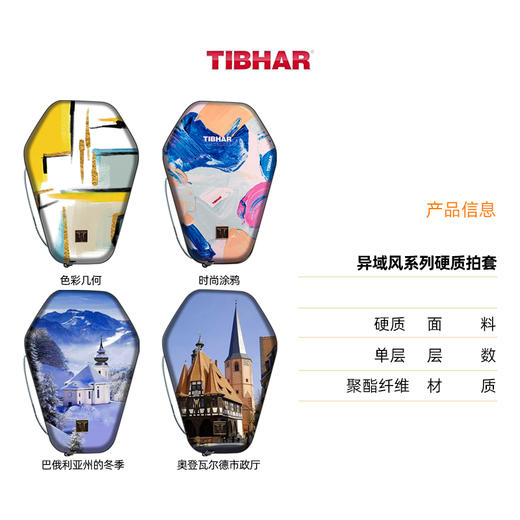 TIBHAR挺拔异域风情时尚拍套单层硬壳收纳包 商品图4