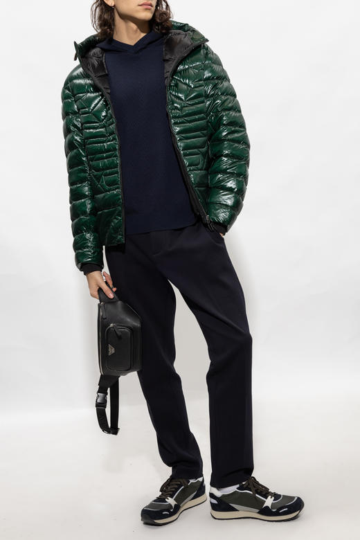 【超惠秒】Emporio Armani 男士90%白鸭绒LOGO绗缝夹克/羽绒服 10955 商品图2