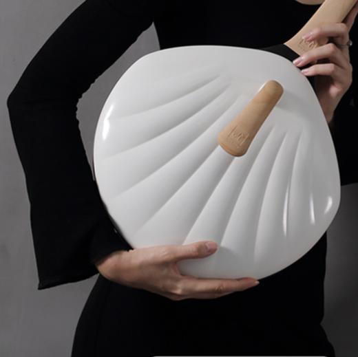 卡特马克高颜值贝壳锅麦饭石不粘锅JQR 商品图2