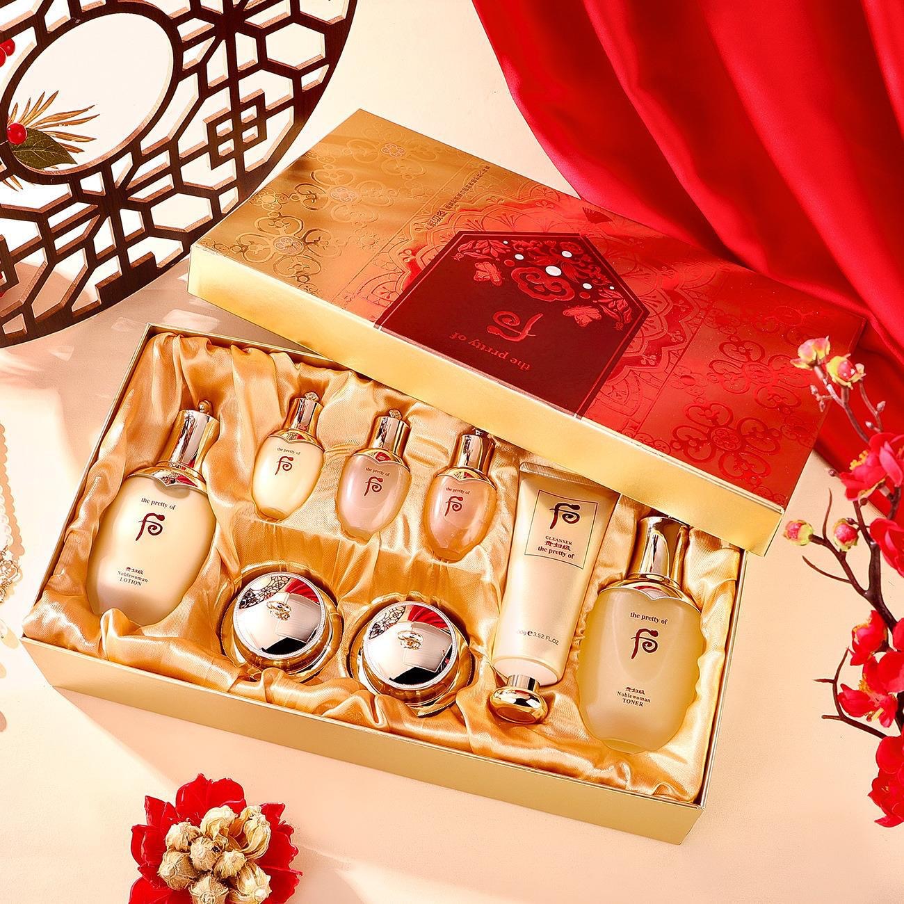 欧莱娜贵妇级鹿茸胶原蛋白御龄养颜护肤八件套