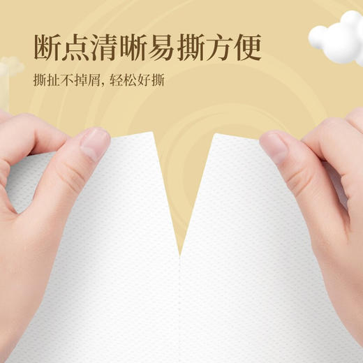 清风金装原木纯品卷筒卫生纸140克*10卷 商品图7
