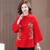 P11275秋冬外套2022新款洋气中老年女装大码水貂绒开衫喜婆婆上衣 商品缩略图6
