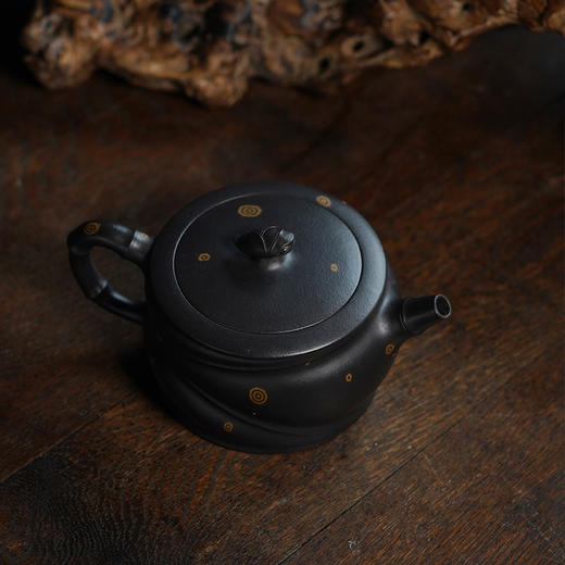 龙德堂陶艺 汤宣武制 《蝉吟》原矿紫泥还原烧 240cc 库存请咨询客服 商品图1