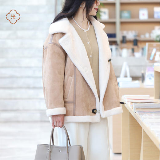 米马成衣 轻便的复合皮毛一体外套 给不胜重负的同学吧 商品图3