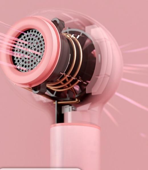 百教(baijiao)婴儿无线吹风机吹屁屁宝宝儿童低辐射低噪音恒温电吹风 商品图2