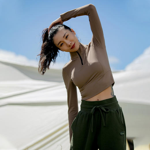 【裸感】Cool girl运动紧身长袖【不带胸垫】 商品图0