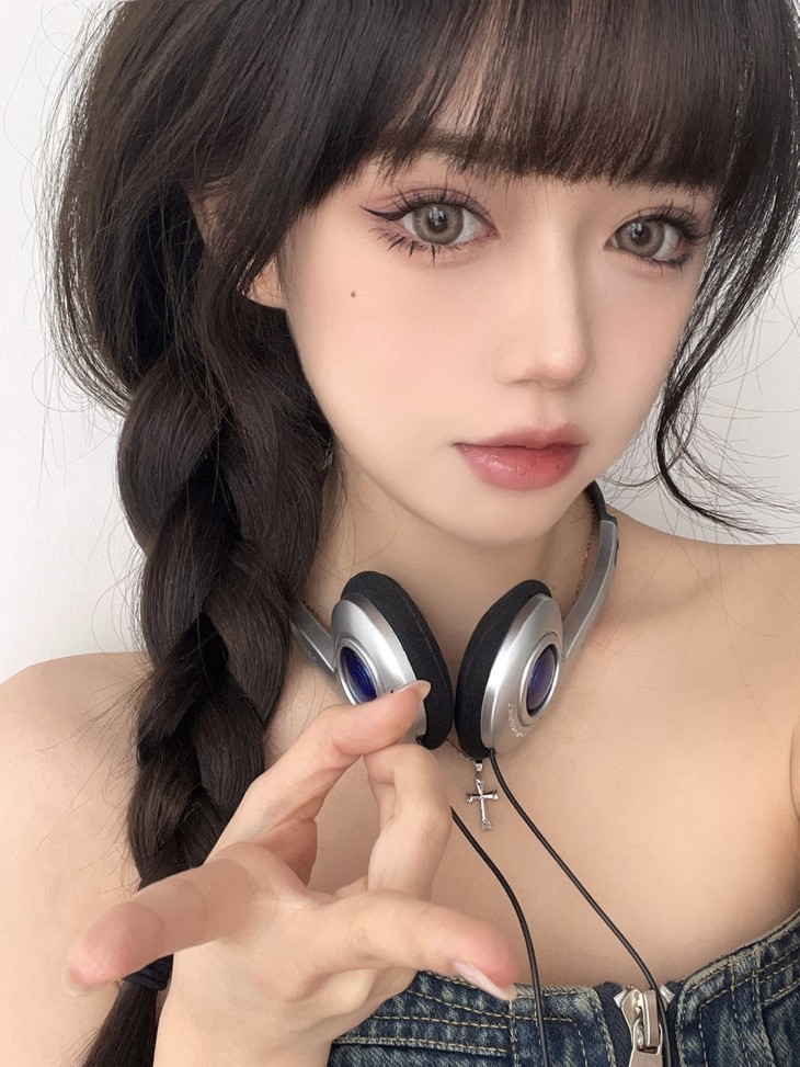 SERLTYCA年抛隐形眼镜 K8热辣白羊14.5mm 1副/2片-VVCON美瞳网23