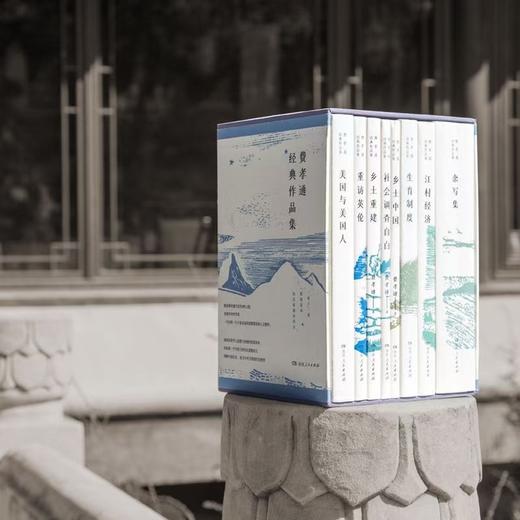 “费孝通经典作品集”，全8卷12册，一函装，费孝通著，湖南人民出版社2022年10月一版一印，定价520，售价286 商品图2