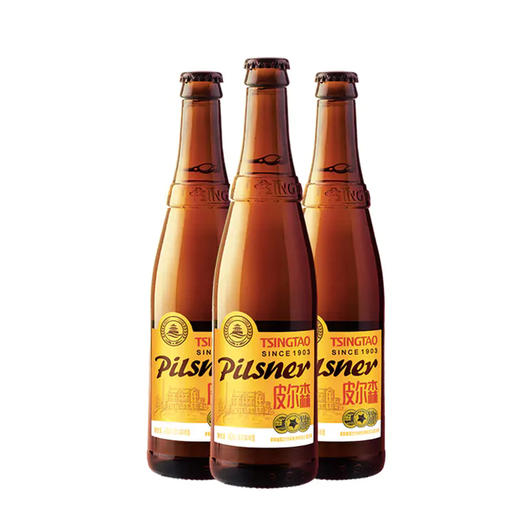 青岛啤酒皮尔森10.5度全麦精酿 450ml*12瓶 商品图2