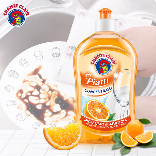 【中欧班列精选】意大利大公鸡 原装进口  大公鸡管家三件套（油污净 马赛皂 洗洁精） 商品图4