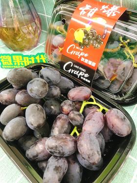 爆甜秋黑葡萄一盒（拼团）