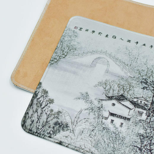 羽诗制造出品 诗画月湖套装邓维东宁波写生款充电宝鼠标垫黄铜书签文创礼盒 商品图4