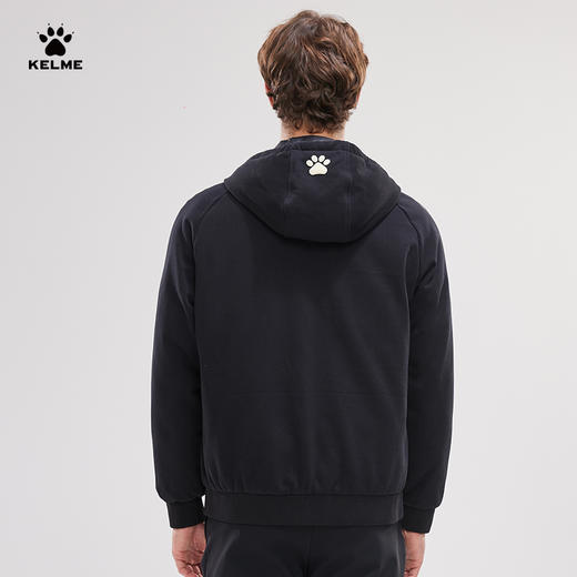 卡尔美运动潮流串标羽绒服保暖双面男外套冬季连帽充绒卫衣9247YR1020 商品图3