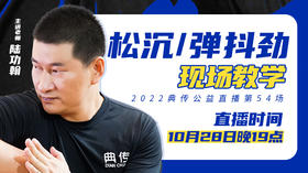 【10月28日】第54场：松沉弹抖劲（虎劲） 现场教学