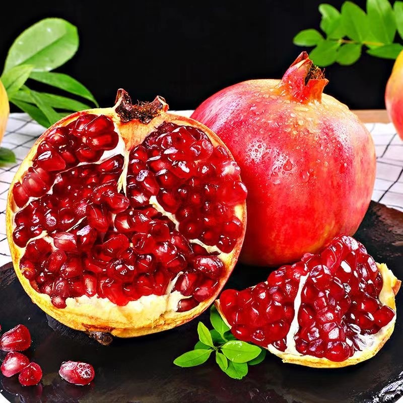 9.9元3个突尼斯软籽石榴（6-8两果）