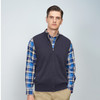 METTE羊绒世家男士衬衣秋冬新品衬衫时尚方领蓝色格子长袖上衣 商品缩略图3