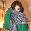百搭时尚新款韩版ins潮流千鸟格保暖围巾女披肩两用加厚流苏围脖 商品缩略图2