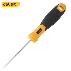 得力鱼雷柄一字螺丝批SUP11 (12把/盒)