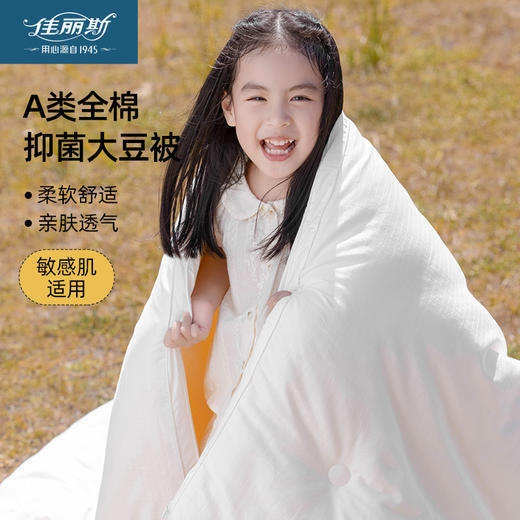 佳丽斯大豆纤维被纯棉加厚保暖A类抗菌被芯 商品图6