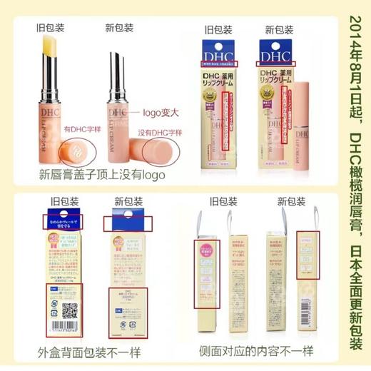 【香港直邮】日本原装进口DHC蝶翠诗天然橄榄润唇膏防干裂1.5g/支 商品图2