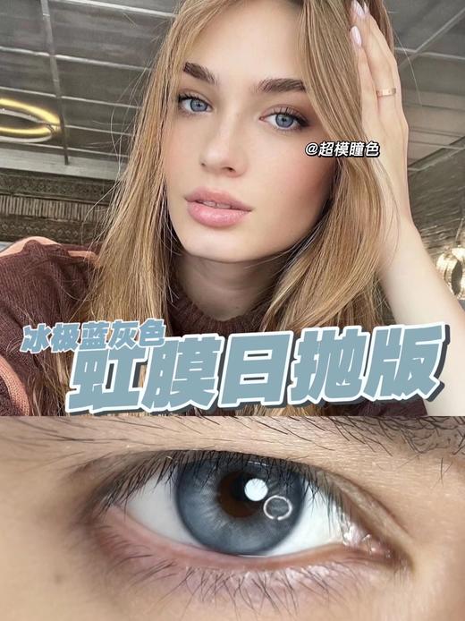 （日抛）Bollycon  APEX 耶稣纯灰/泰勒蓝灰/莱琳青灰 直径14.2mm 染色直径13.3mm 商品图2