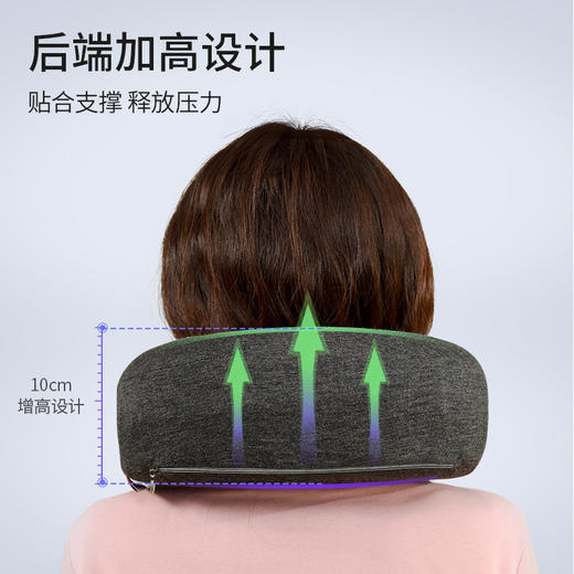 乐兜便携车用记忆棉护颈椎枕（三色可选） 商品图1